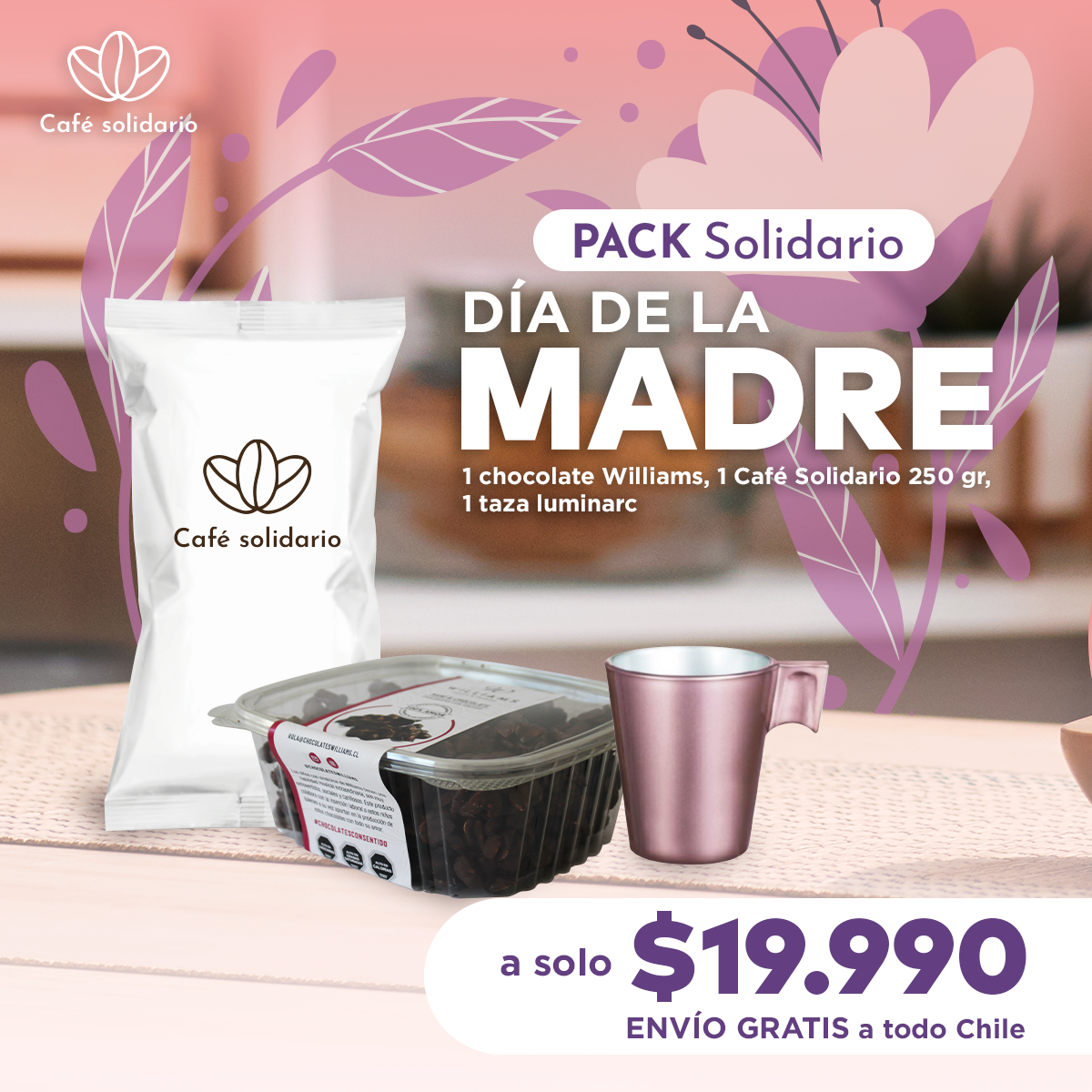 Pack Solidario Día de la Madre - Café Solidario